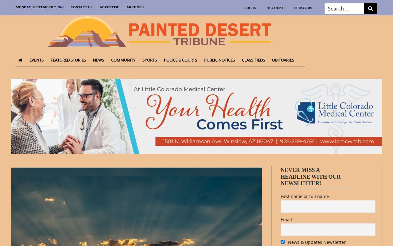 Tribune News source for Navajo County multi-day arrest report coverage